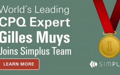 World’s leading CPQ expert, Gilles Muys, joins Simplus as VP of Customer Solutions