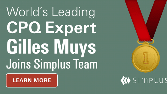 World’s leading CPQ expert, Gilles Muys, joins Simplus as VP of Customer Solutions