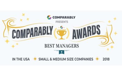 We won Comparably’s Best Managers award!