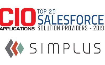 CIO Applications recognizes Simplus as a top Salesforce partner!