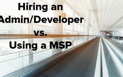Hiring an Admin/Developer vs. Using a Managed Service Provider