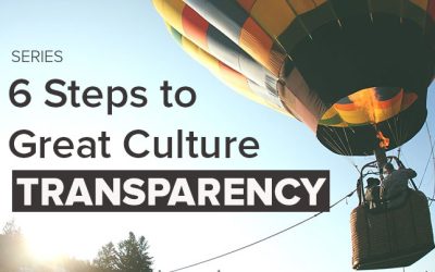 6 Steps to Great Company Culture: Transparency