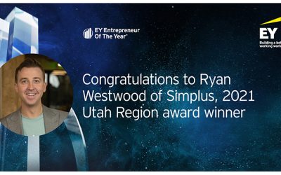 Ryan Westwood is an Entrepreneur of the Year 2021 Winner!