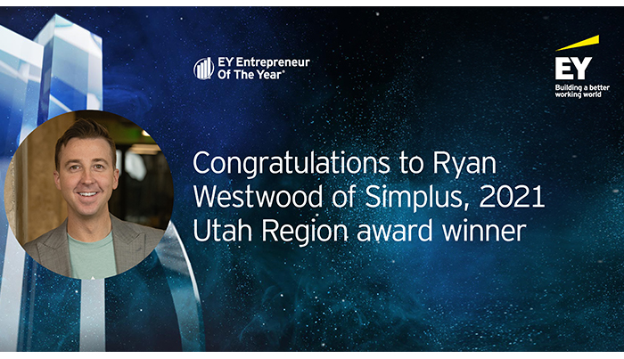 Ryan Westwood is an Entrepreneur of the Year 2021 Winner!
