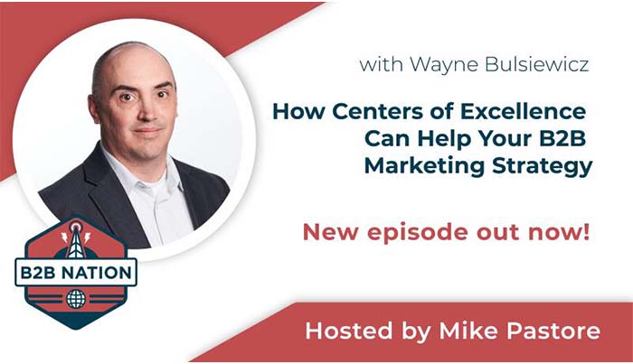 B2B Nation: Wayne Bulsiewicz on Centers of Excellence