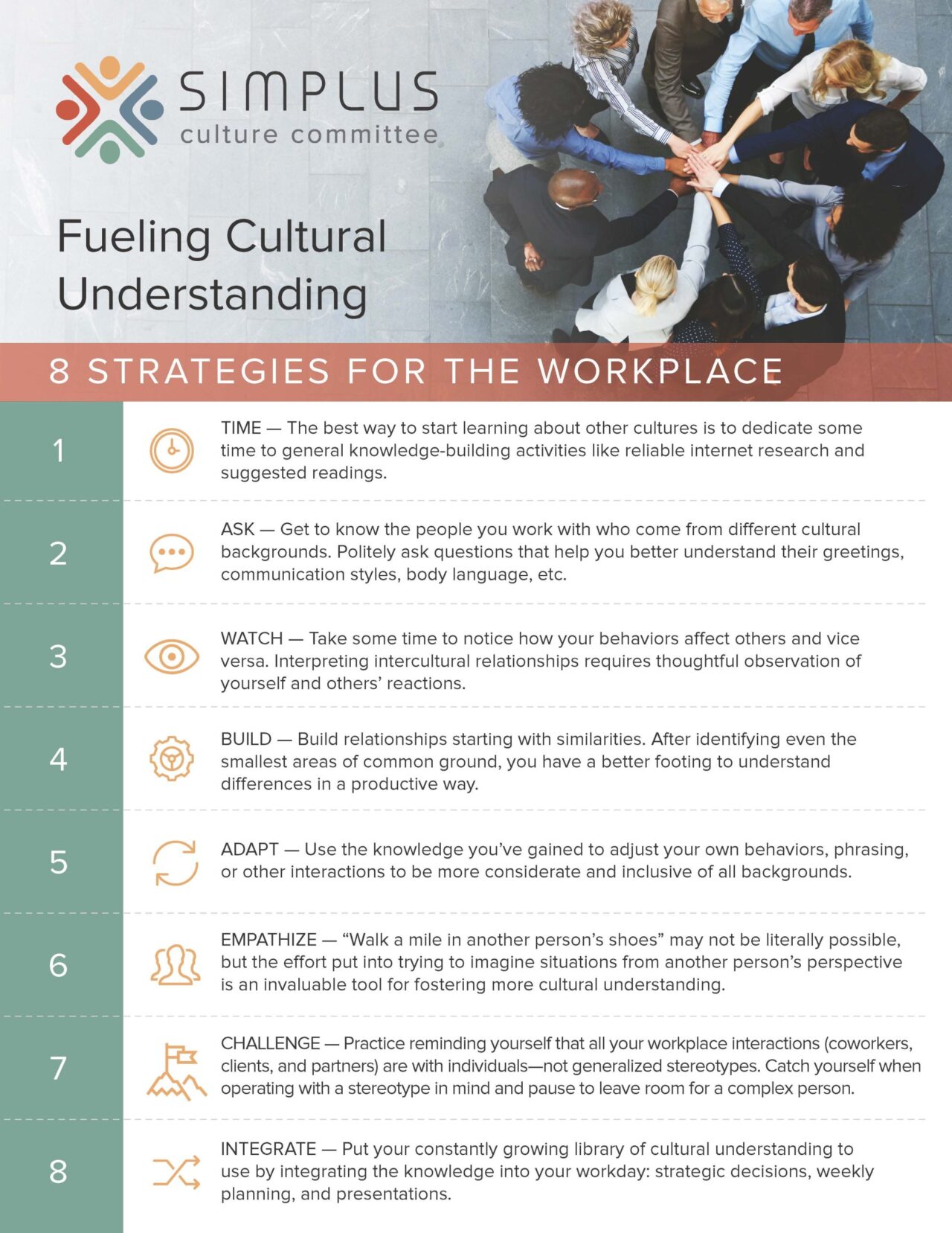 8 ways to fuel cultural understanding in the workplace - Simplus