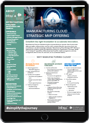 Manufacturing Cloud Strategic MVP Offering